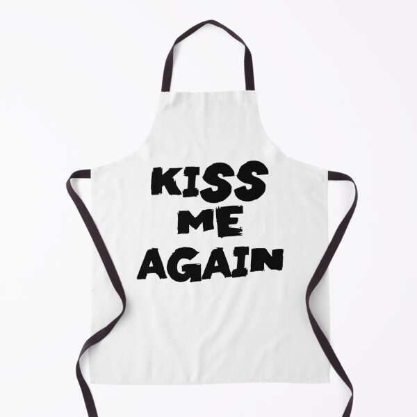 Item preview, Kiss Me Again Text Monochrome White designed and sold by Maryfeenland.