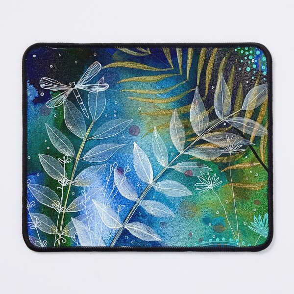 Item preview, Watercolour Dragonfly Garden designed and sold by SarahCarltonArt.