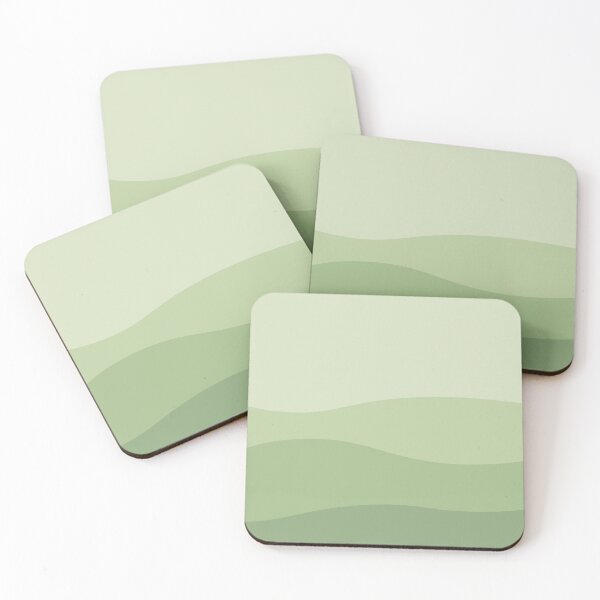 Item preview, Aesthetic Soft Green Mountains designed and sold by GoodJobLola.