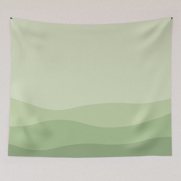Item preview, Aesthetic Soft Green Mountains designed and sold by GoodJobLola.