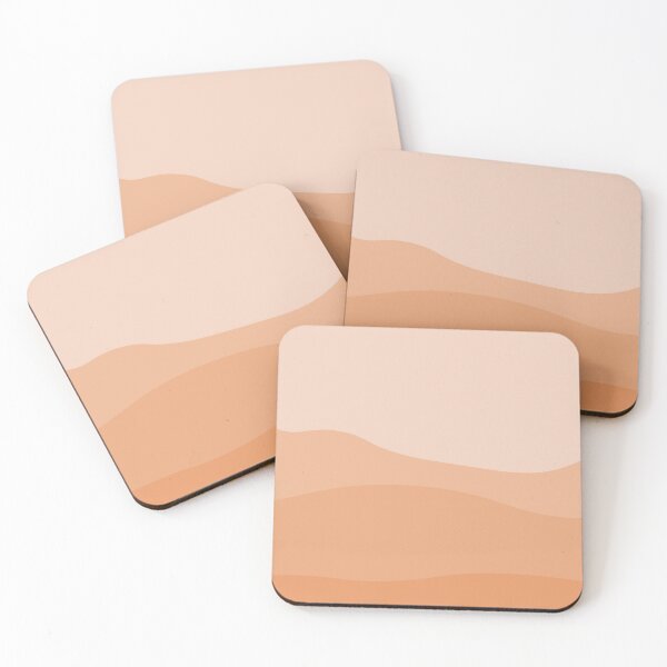 Item preview, Aesthetic Soft Orange Mountains designed and sold by GoodJobLola.