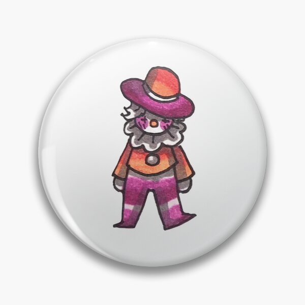 Item preview, lesbian clown designed and sold by AutisticClown.