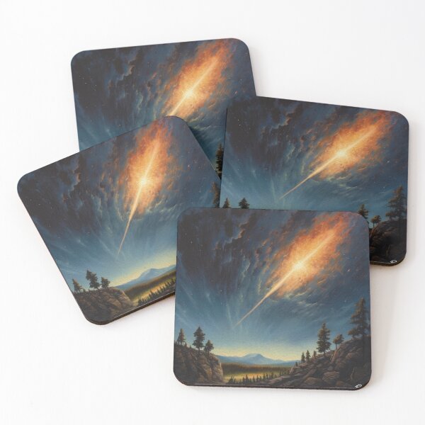 Item preview, METEORITE STREAKS THE NIGHT designed and sold by ArtbyRolleen.