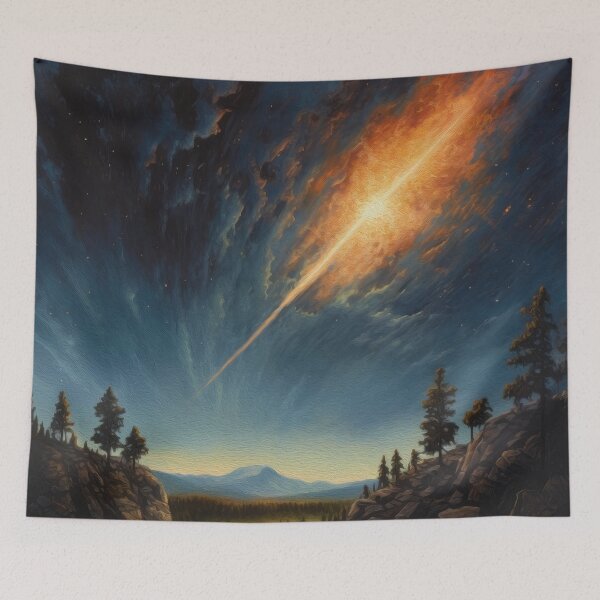 Item preview, METEORITE STREAKS THE NIGHT designed and sold by ArtbyRolleen.