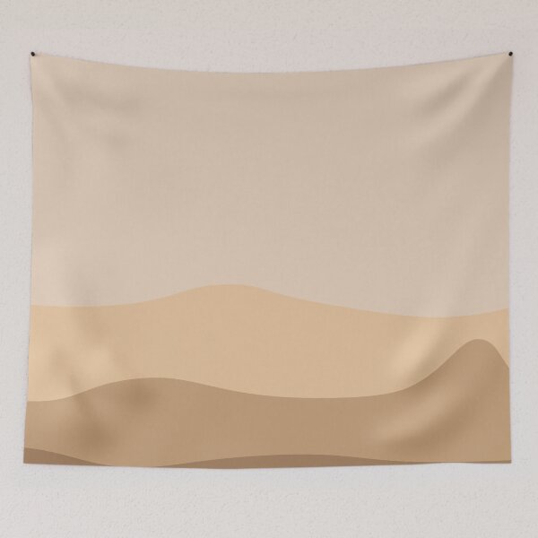 Item preview, Aesthetic Soft Brown Mountains designed and sold by GoodJobLola.