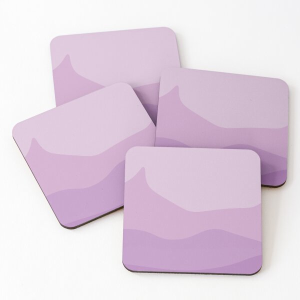 Item preview, Aesthetic Soft Purple Mountains designed and sold by GoodJobLola.
