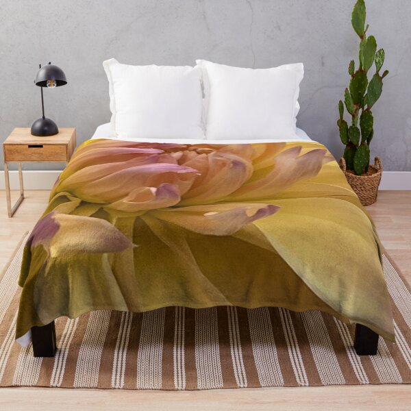 Item preview, Macro Yellow Dahlia Flower designed and sold by Sonya Umble.