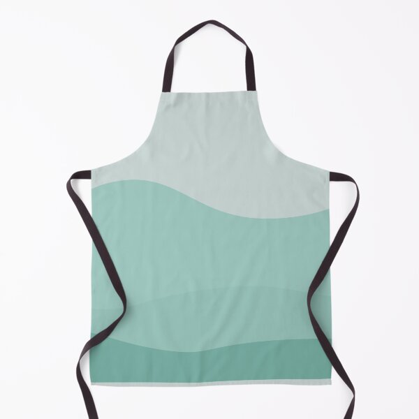 Item preview, Aesthetic Soft Teal Mountains designed and sold by GoodJobLola.