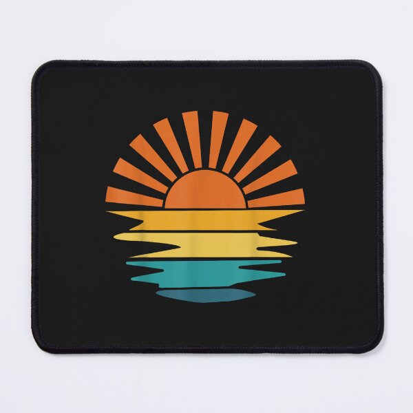 Item preview, Retro Sunset Rays Wavy Vintage Retro Sunshine Sun Rays vibes designed and sold by wacykcyril8.