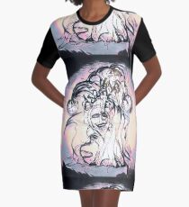 "Spontaneous" Graphic T-Shirt Dress