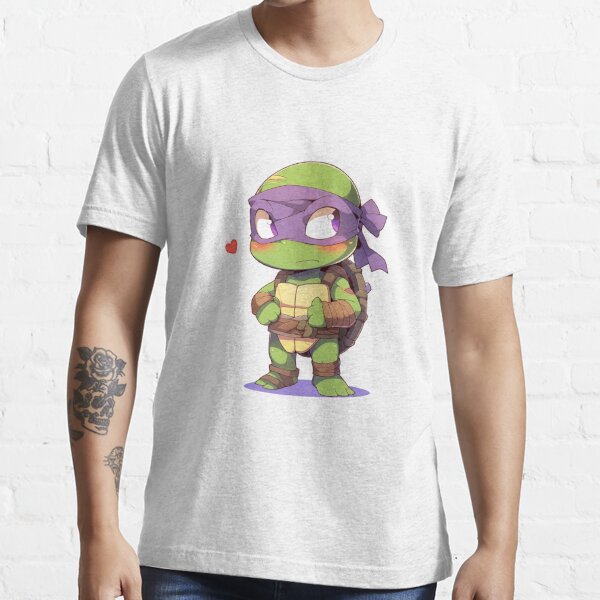 Teenage Mutant Ninja Turtles Mens TMNT Chibi Graphic Black Shirt New S