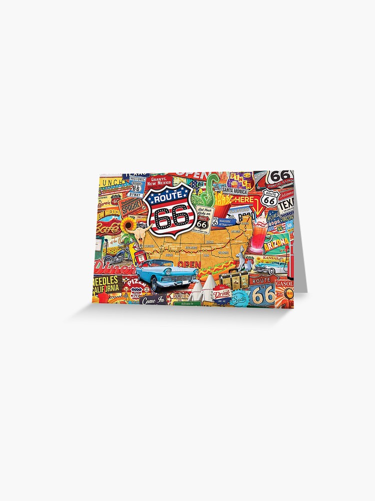 U.S. Route 66 - The Main Street of America | Greeting Card