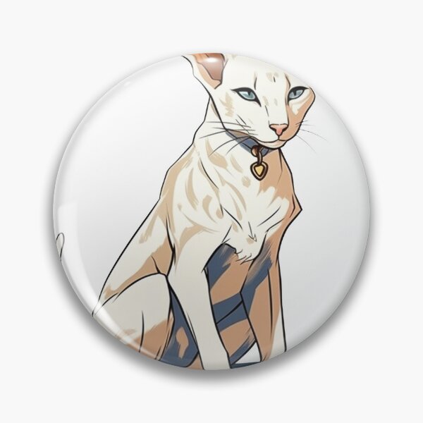 Artikelvorschau, Oriental Shorthair Feline Fantasy Character Design for Cat Lovers and Pet Admirers entworfen und verkauft von DooodleGod.
