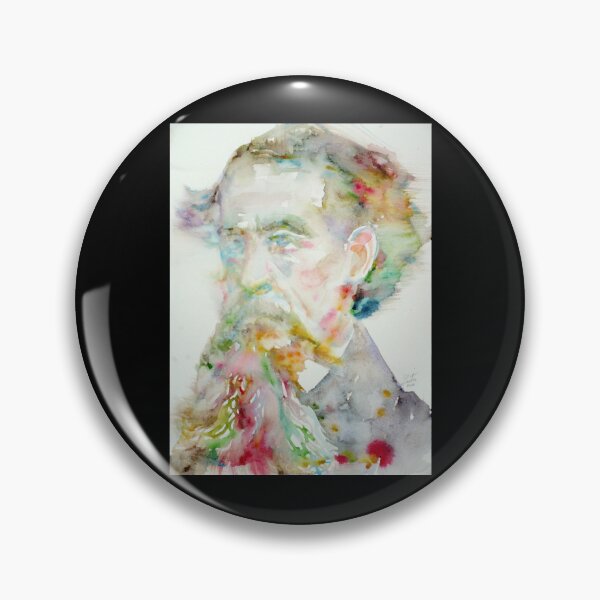 Artikelvorschau, CHARLES DICKENS - Aquarellporträt.2 entworfen und verkauft von condon-alanex.