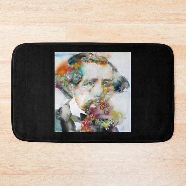 Item preview, CHARLES DICKENS - watercolor portrait.3 designed and sold by condon-alanex.