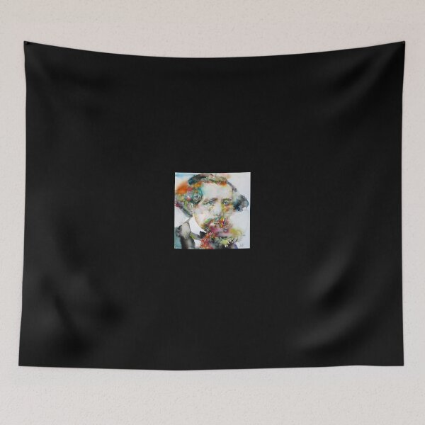Item preview, CHARLES DICKENS - watercolor portrait.3 designed and sold by condon-alanex.