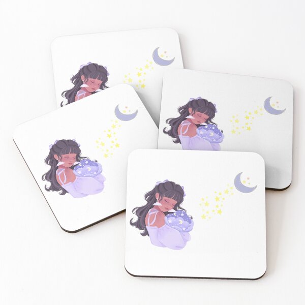 Item preview, Moon and Stars Cottage Fairy Core Print designed and sold by ThatsSoTrendy.