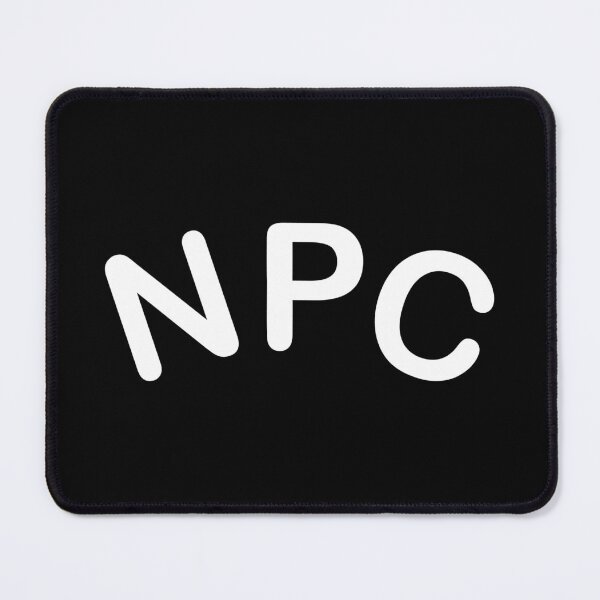 Item preview, NPC non playable character white text designed and sold by TheBlindBandit-.