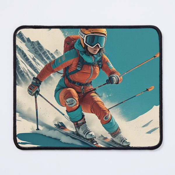 Item preview, Retro ski print ilustration designed and sold by judyharriss.