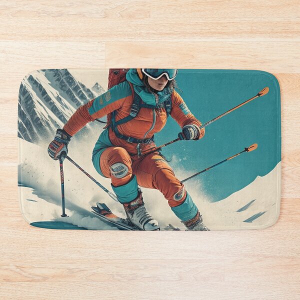 Item preview, Retro ski print ilustration  designed and sold by judyharriss.