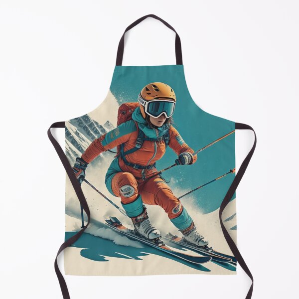 Item preview, Retro ski print ilustration designed and sold by judyharriss.