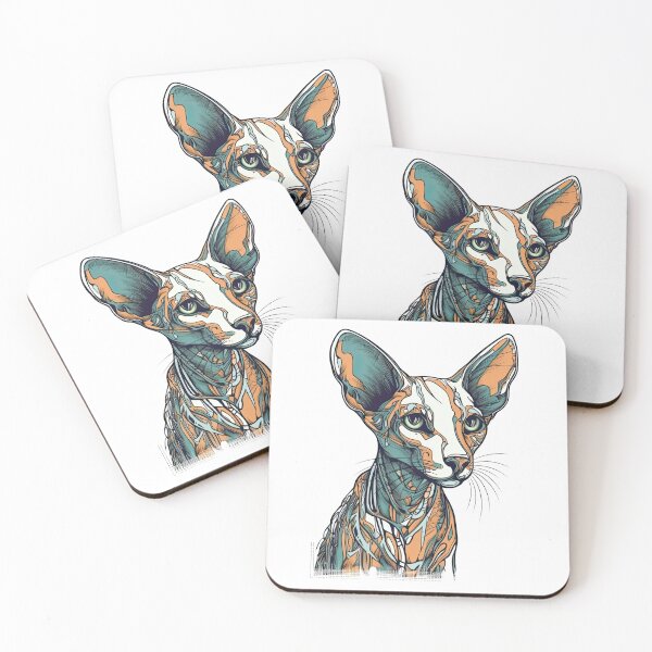 Item preview, FuturCat - The High-Tech Shorthair with Sleek German Pointer-Inspired Design designed and sold by DooodleGod.