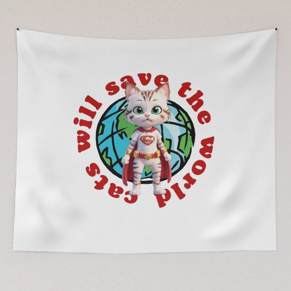 Item preview, Cats will save the world 3.0 designed and sold by rivelino3.