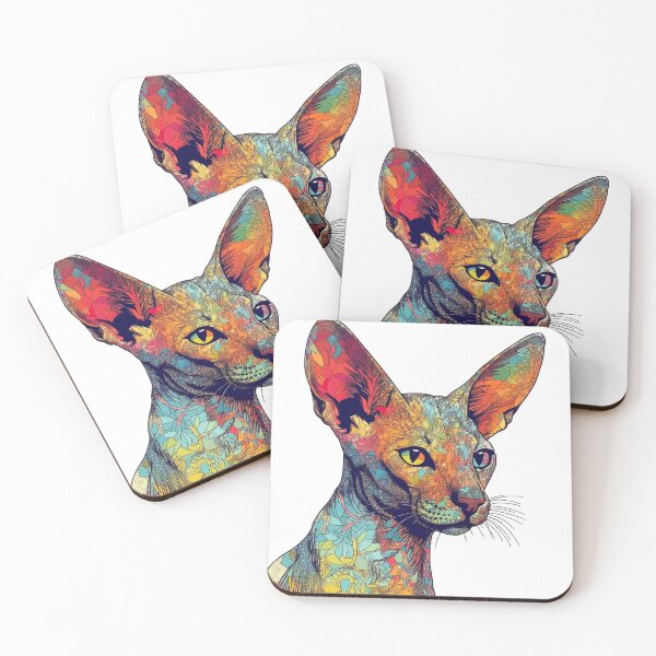 Item preview, Designs: Oriental Shorthair Pop-Art Feline Graphic - Ideal for Playful & Stylish Cat designed and sold by DooodleGod.