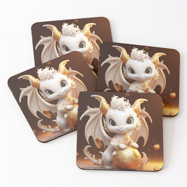 Item preview, baby gold celestial dragon with wings designed and sold by EvelynRuthe.