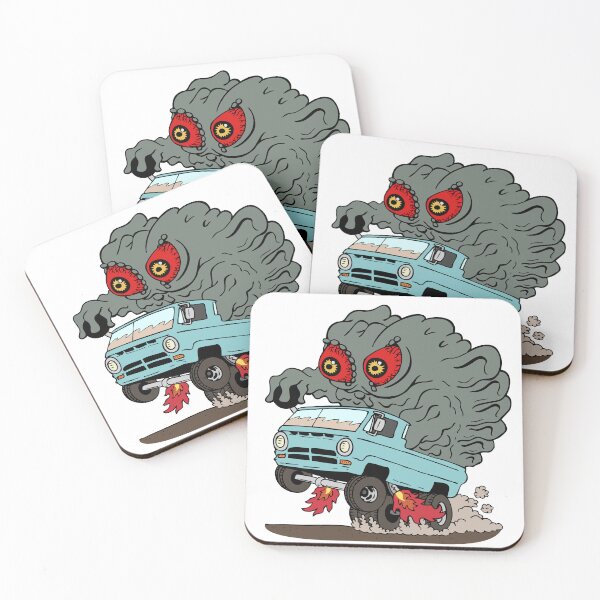 Aperçu de l'œuvre Riding' Dirty - Kaiju x Kustom Kulture créée et vendue par LaloSoda.