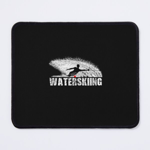 Item preview, Slalom waterskier silhouetted against spray Classic designed and sold by Josetamy.