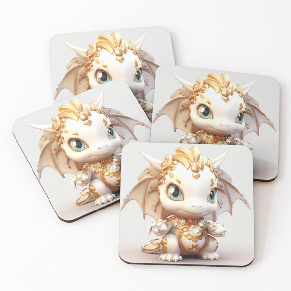 Item preview, baby gold and white celestial dragon designed and sold by EvelynRuthe.