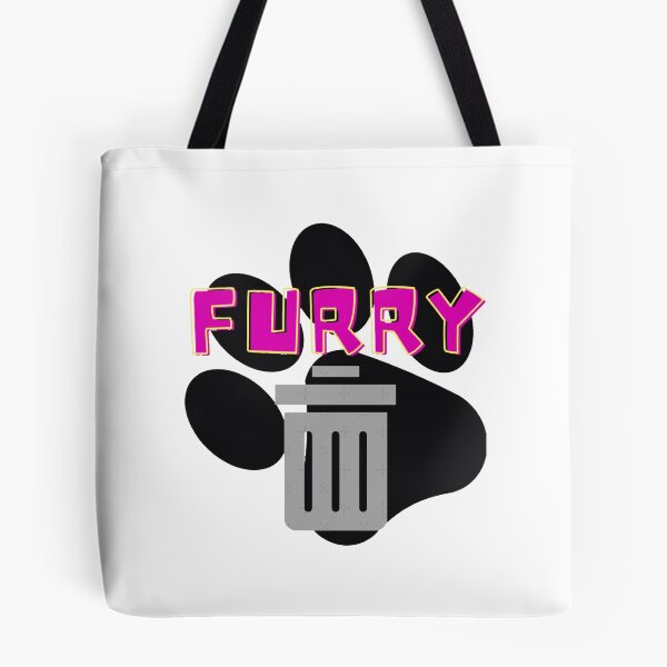 Item preview, Furry Trash Graphic Gay LGBT Furry Pride - Pink Retro designed and sold by jeffer-lizzett.