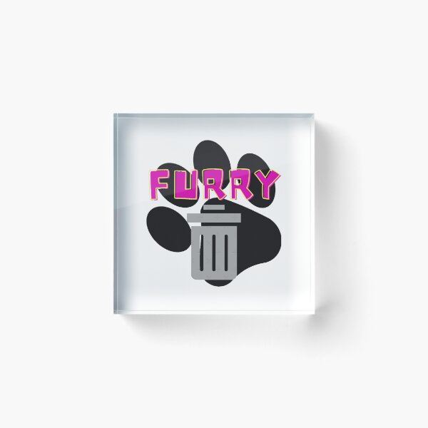 Item preview, Furry Trash Graphic Gay LGBT Furry Pride - Pink Retro designed and sold by jeffer-lizzett.