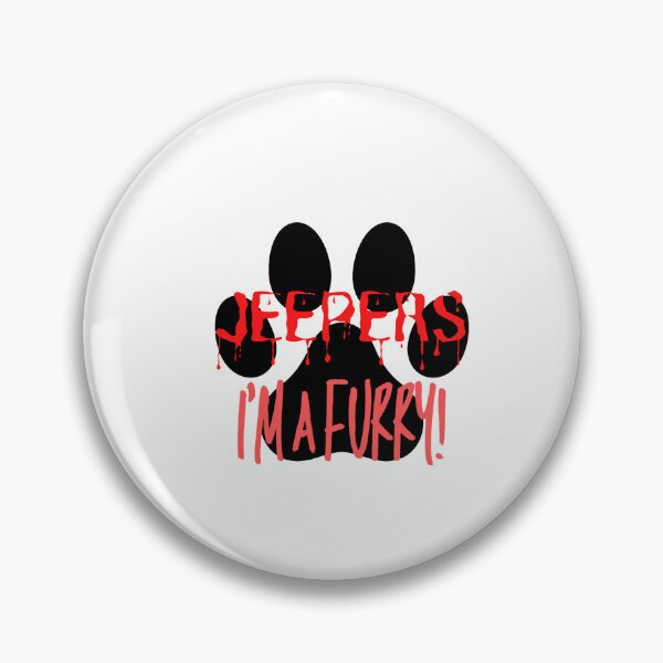 Item preview, Jeepers I_amp_39_m a Furry! Graphic - Red designed and sold by jeffer-lizzett.