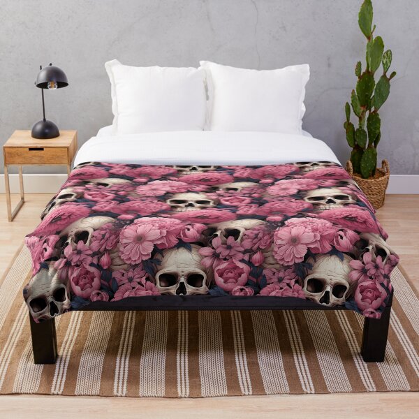 Item preview, Calaveras rosadas y flores bonitas designed and sold by EliteShadow.