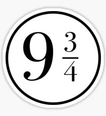 9 3/4 at Kings Cross Sticker