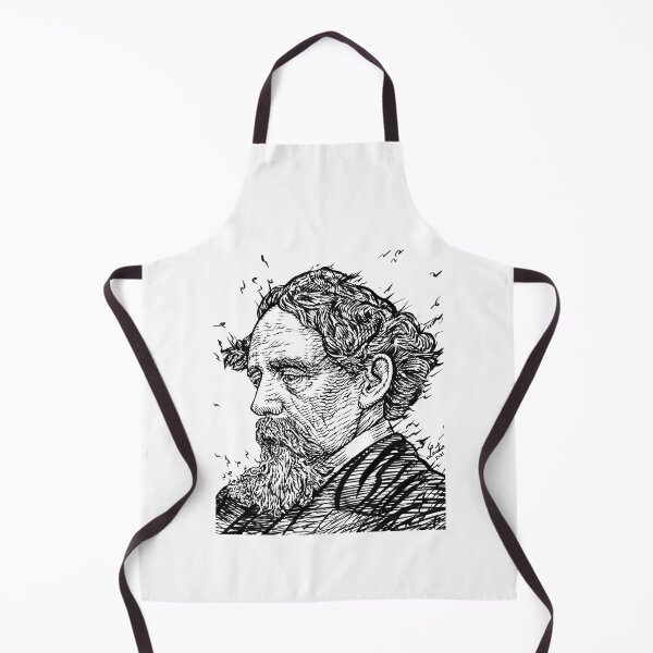 Item preview, CHARLES DICKENS - ink portrait .2 designed and sold by wiles-wenonza.
