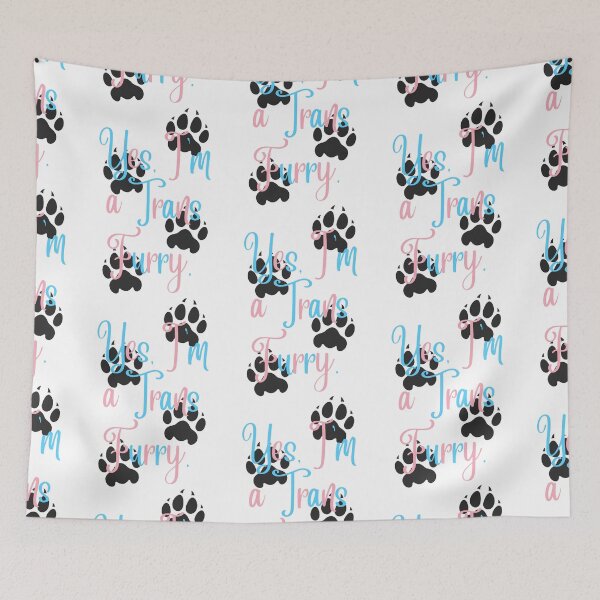 Item preview, Yes I_m a Trans Furry. Graphic - Trans Colors designed and sold by jeffer-lizzett.