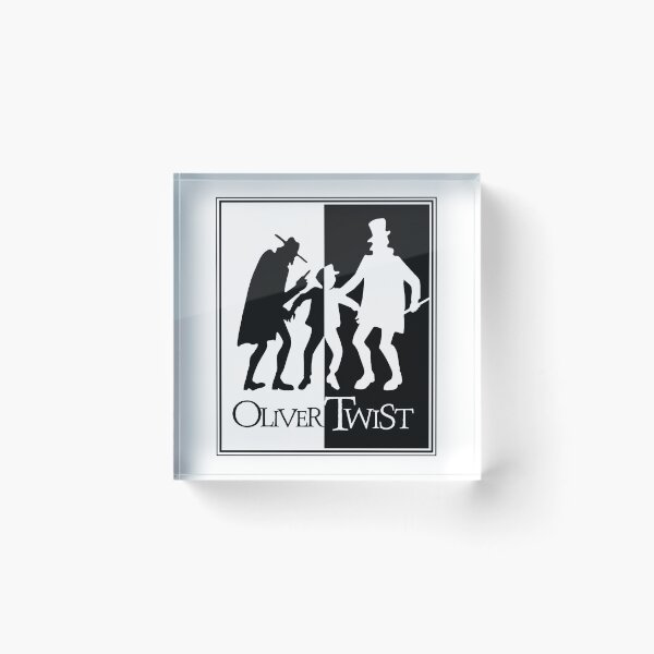 Item preview, OLIVER TWIST  By Charles Dickens Vintage Silhouette Abstract Print designed and sold by wiles-wenonza.