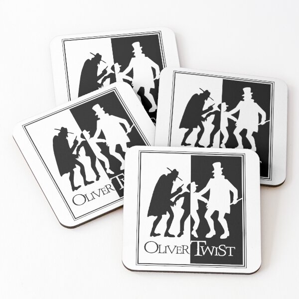 Item preview, OLIVER TWIST  By Charles Dickens Vintage Silhouette Abstract Print designed and sold by wiles-wenonza.