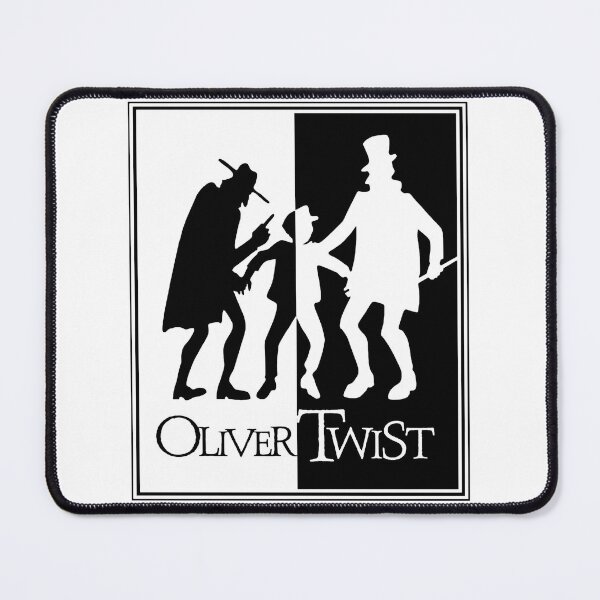 Item preview, OLIVER TWIST  By Charles Dickens Vintage Silhouette Abstract Print designed and sold by wiles-wenonza.
