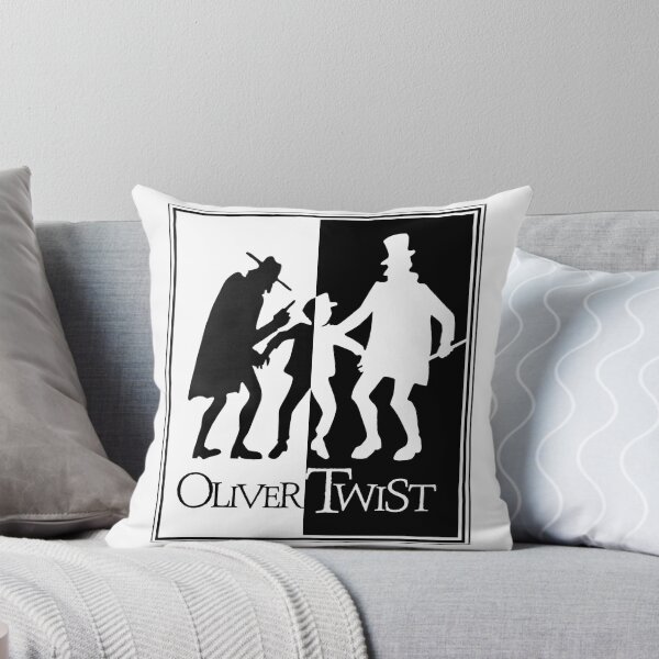 Item preview, OLIVER TWIST  By Charles Dickens Vintage Silhouette Abstract Print designed and sold by wiles-wenonza.