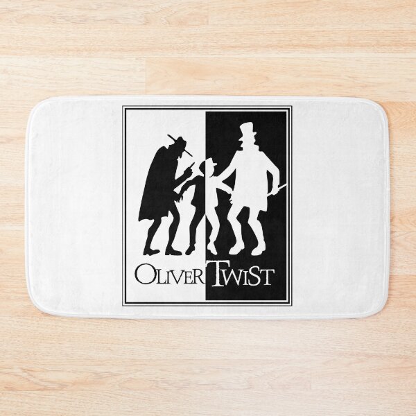 Item preview, OLIVER TWIST  By Charles Dickens Vintage Silhouette Abstract Print designed and sold by wiles-wenonza.
