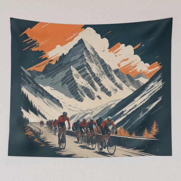 Item preview, Giro D' Italia Retro Passo Dello Stelvio Cycling designed and sold by judyharriss.