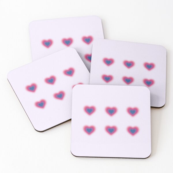 Item preview, Bisexual flag colors, blurred hearts designed and sold by Florvolcanica.