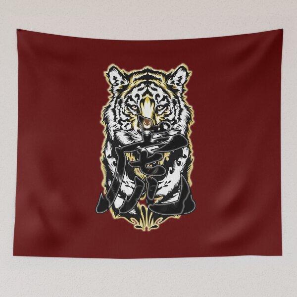 Item preview, Japan kanji tora tiger designed and sold by Arramavis.
