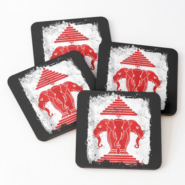 Item preview, Laos Erawan Hree Headed Elephant Kingdom Of Laos   designed and sold by RachelHanover.