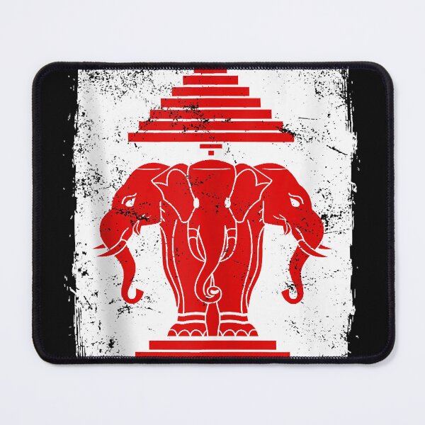 Item preview, Laos Erawan Hree Headed Elephant Kingdom Of Laos designed and sold by RachelHanover.