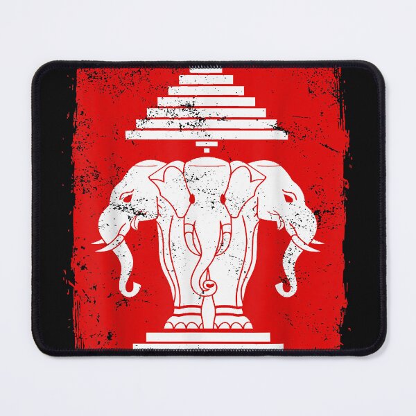 Item preview, Laos Erawan Three Headed Elephant Kingdom Of Laos designed and sold by RachelHanover.
